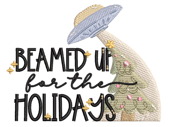 Beamed Up for the Holidays Embroidery Design Review