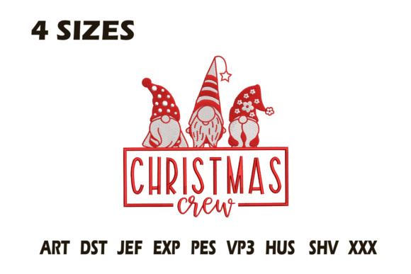 Christmas Crew Gnomes Embroidery Design Review
