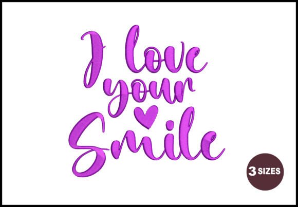 I Love Your Smile Embroidery Review for Small Shop Sellers