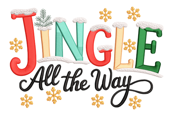Jingle All the Way Snow: A Designer's Take on Festive Lettering