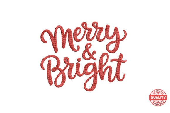 Merry and Bright Embroidery